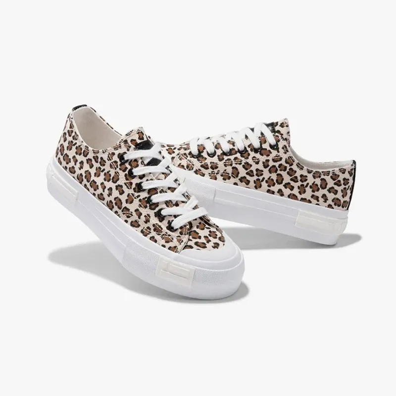 Zapatillas Lona D.franklin Dfsh389009 Mujer Cuero
