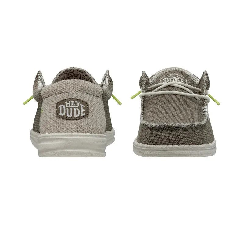 Zapatillas Lona Hey Dude Wally Braided Hombre Taupe