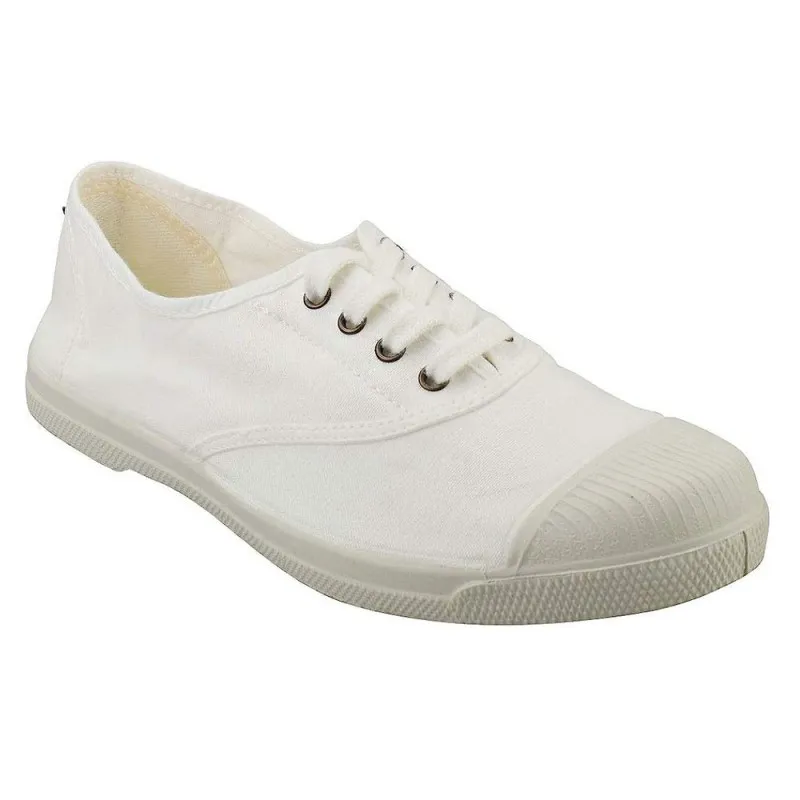 Zapatillas Lona Natural World 102 Mujer Blanco