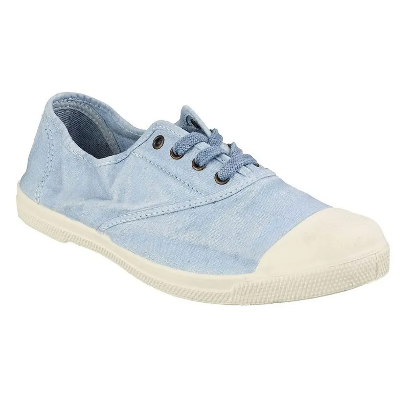 Zapatillas Lona Natural World 102e Mujer Celeste