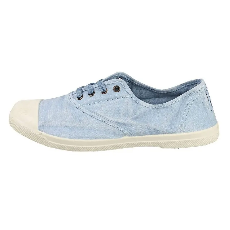 Zapatillas Lona Natural World 102e Mujer Celeste