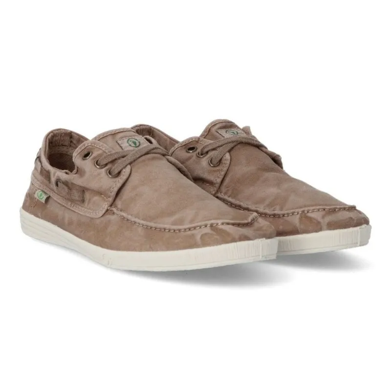 Zapatillas Lona Natural World 303e Hombre Beig