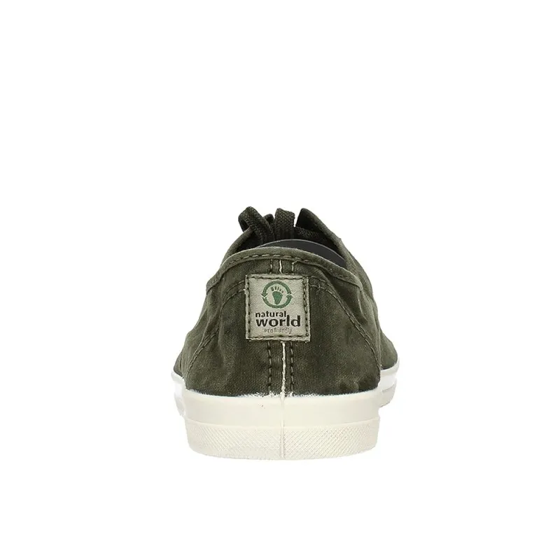 Zapatillas Lona Natural World 3102e Hombre Kaki