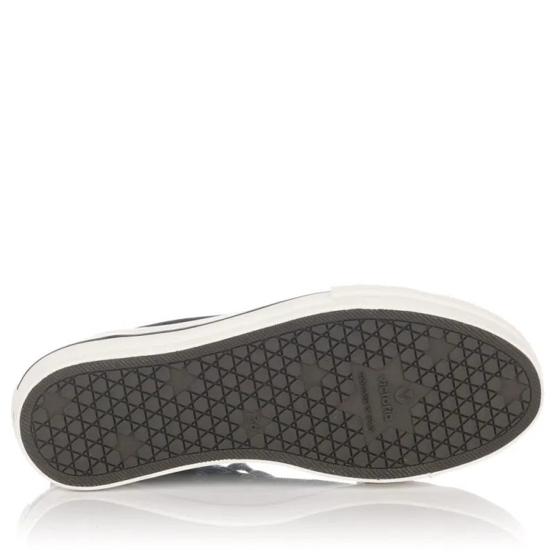 Zapatillas Lona Victoria 1061101 Mujer Negro
