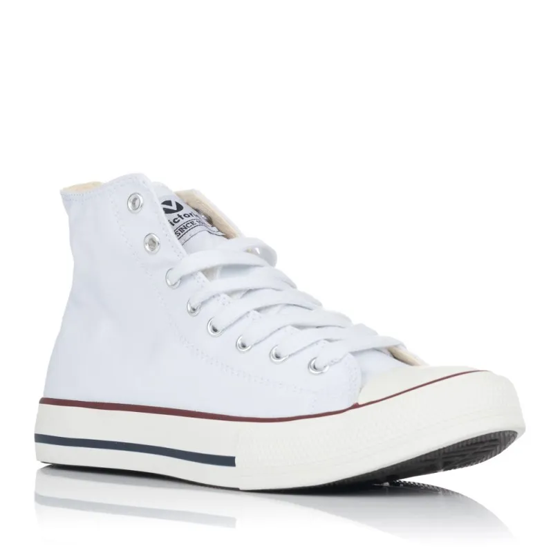 Zapatillas Lona Victoria 106500 Mujer Blanco