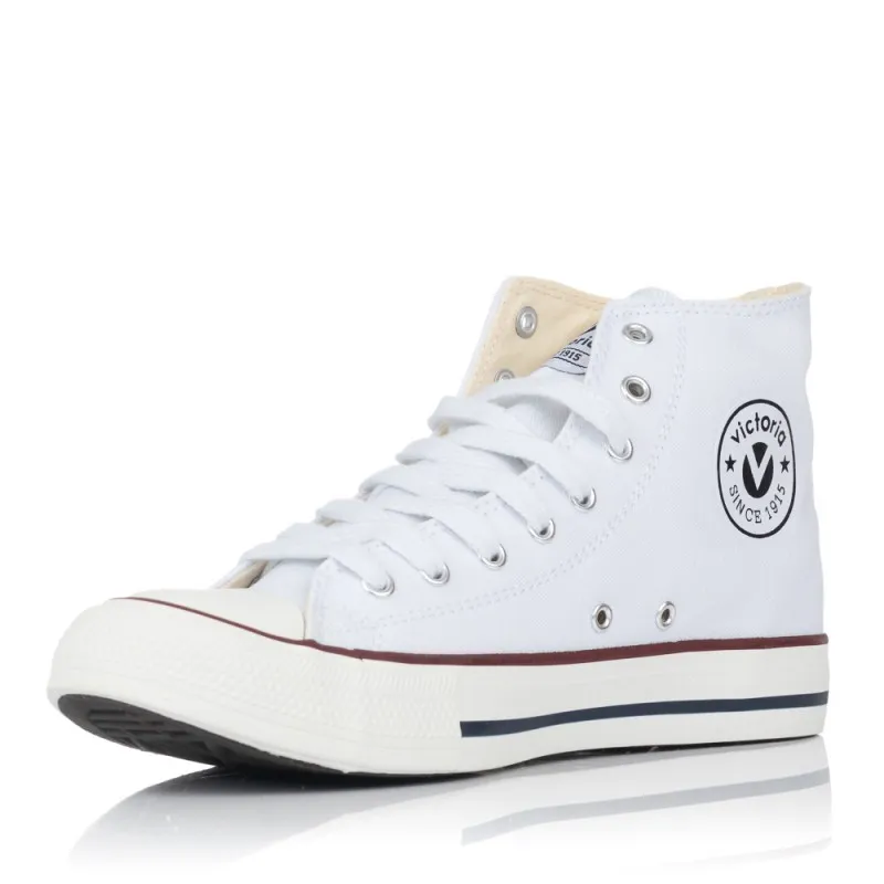Zapatillas Lona Victoria 106500 Mujer Blanco