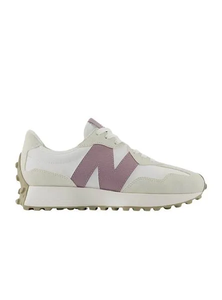 Zapatillas New Balance 327 blanco y rosa para mujer