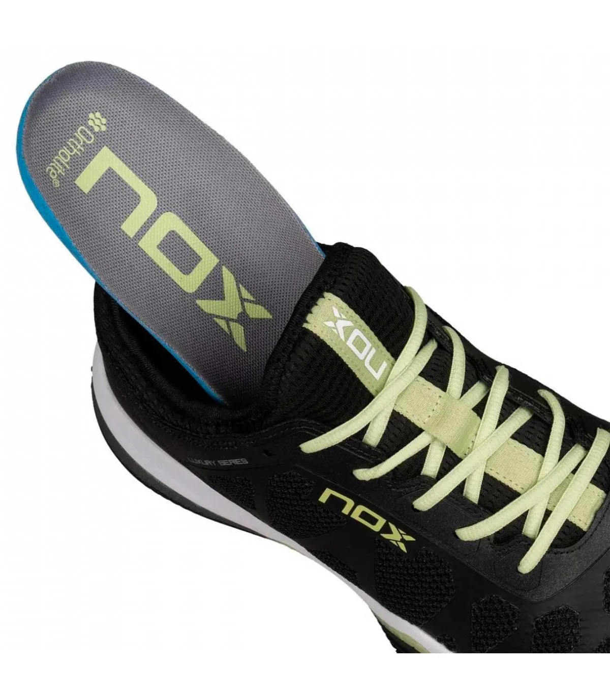 Zapatillas Nox de Padel Nerbo Negro Lima Suave