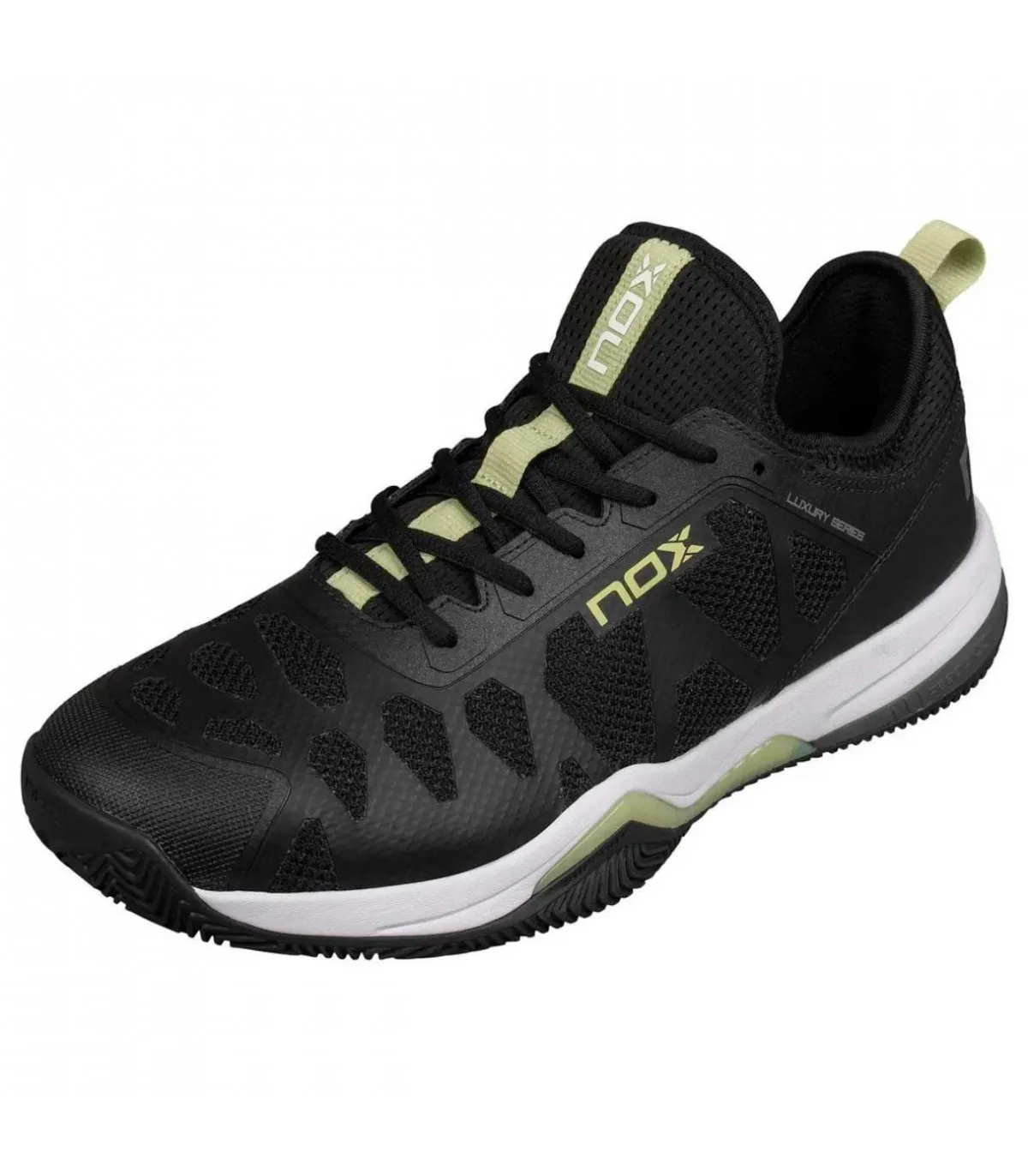 Zapatillas Nox de Padel Nerbo Negro Lima Suave