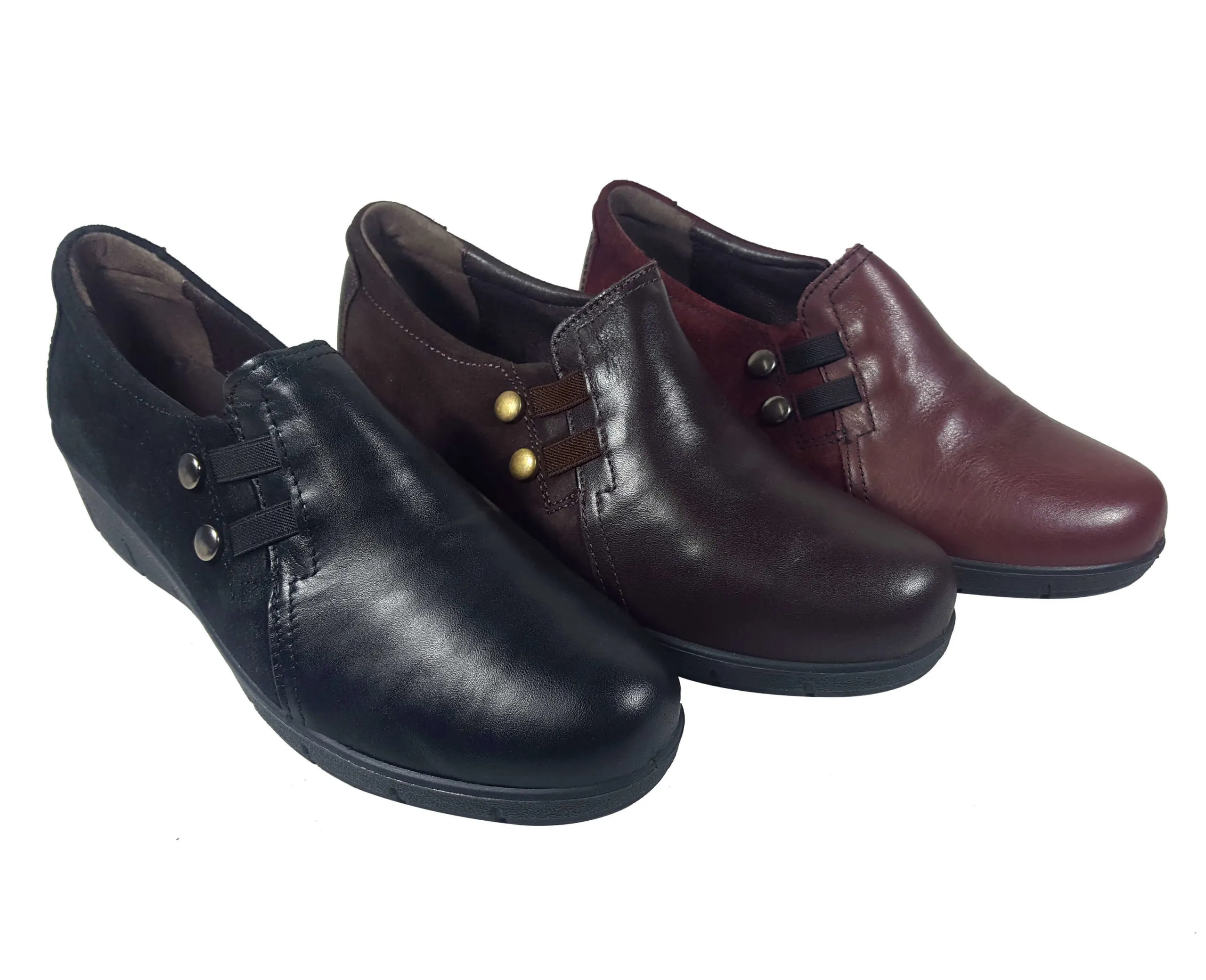 Zapato cuña con cierre elástico (Laura Azaña)