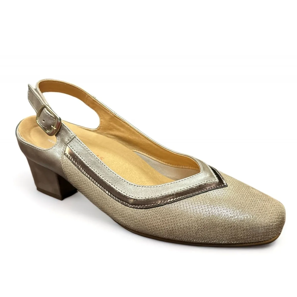Zapato de vestir ancho especial mujer Doctor Cutillas tacón bajo Doc81195