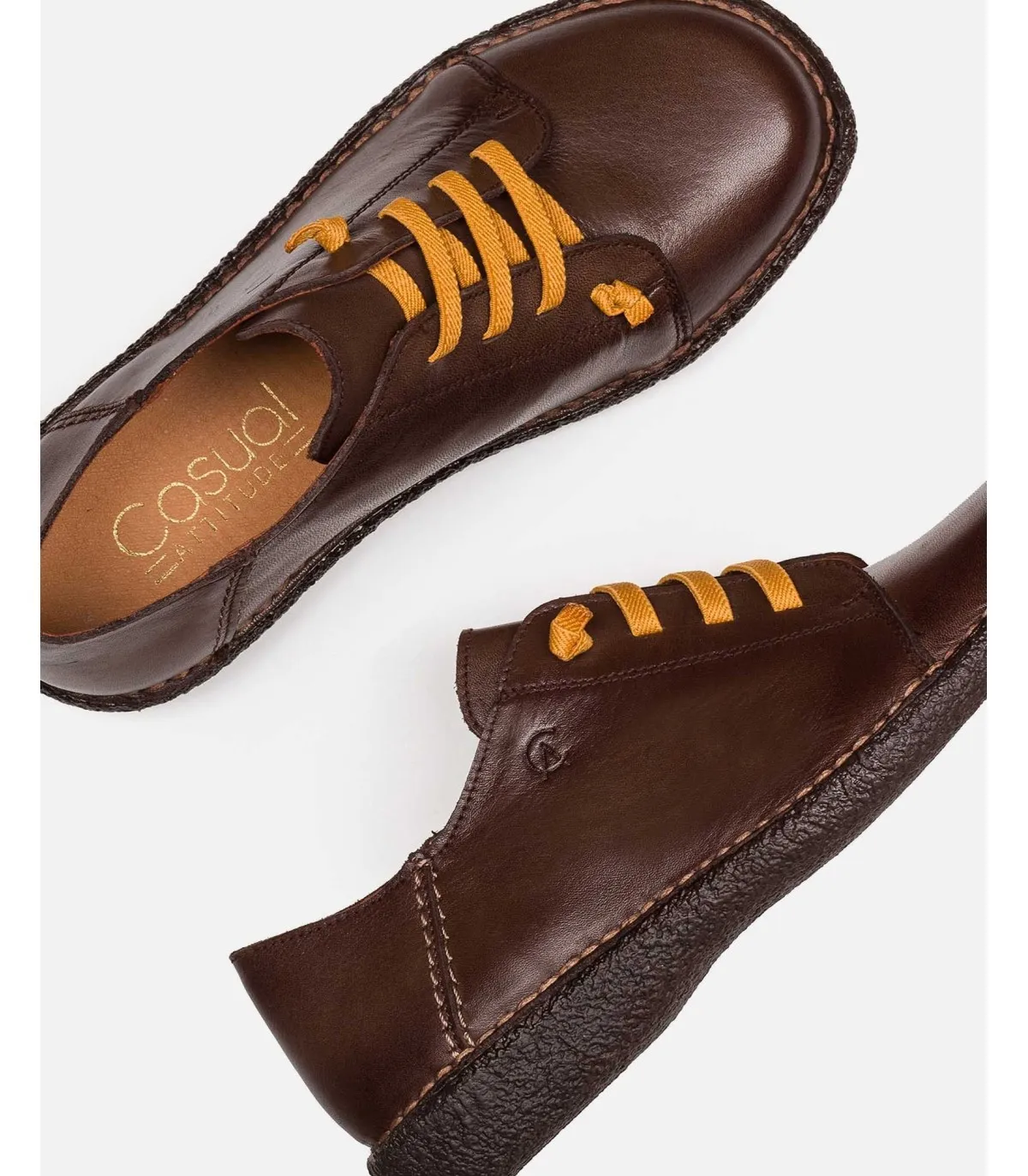 Zapato plano Helio 008 marrón