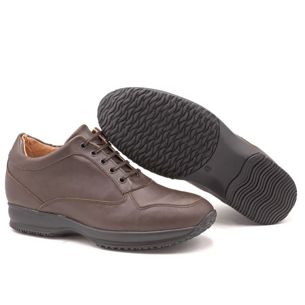 Zapatos Con Alzas Para Hombre Alpino Marrón Masaltos