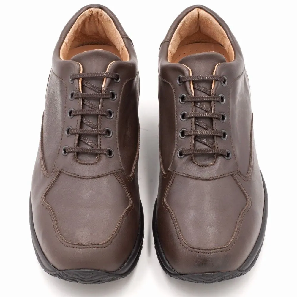 Zapatos Con Alzas Para Hombre Alpino Marrón Masaltos