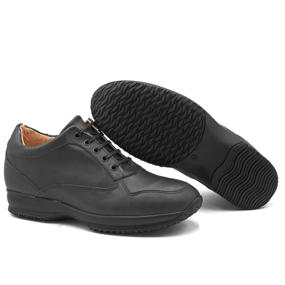 Zapatos Con Alzas Para Hombre Alpino Negro Masaltos
