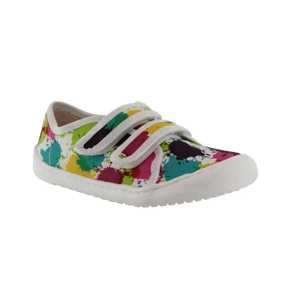 Zapatos de lona barefoot Flexi Nens Seaqual Dots Multicolor