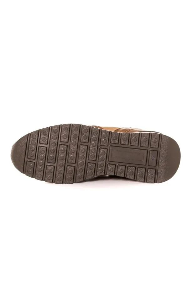 Zapatos De Piel Hombre Redskins Patriot Camel Kaki