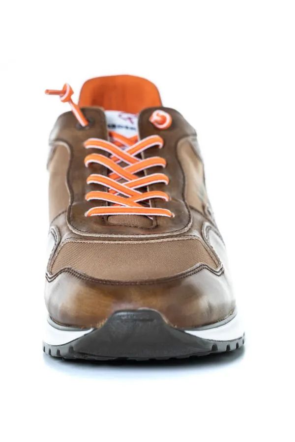 Zapatos De Piel Hombre Redskins Patriot Camel Kaki