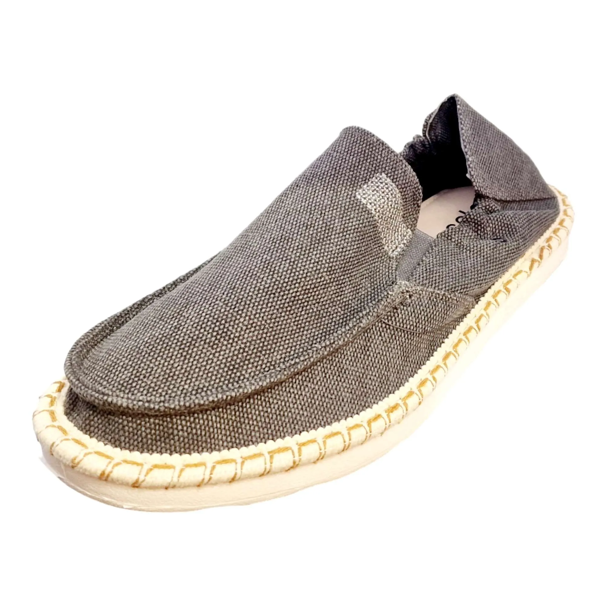ZAPATOS HOMBRE SLIP ON TEJIDO NEGRO
