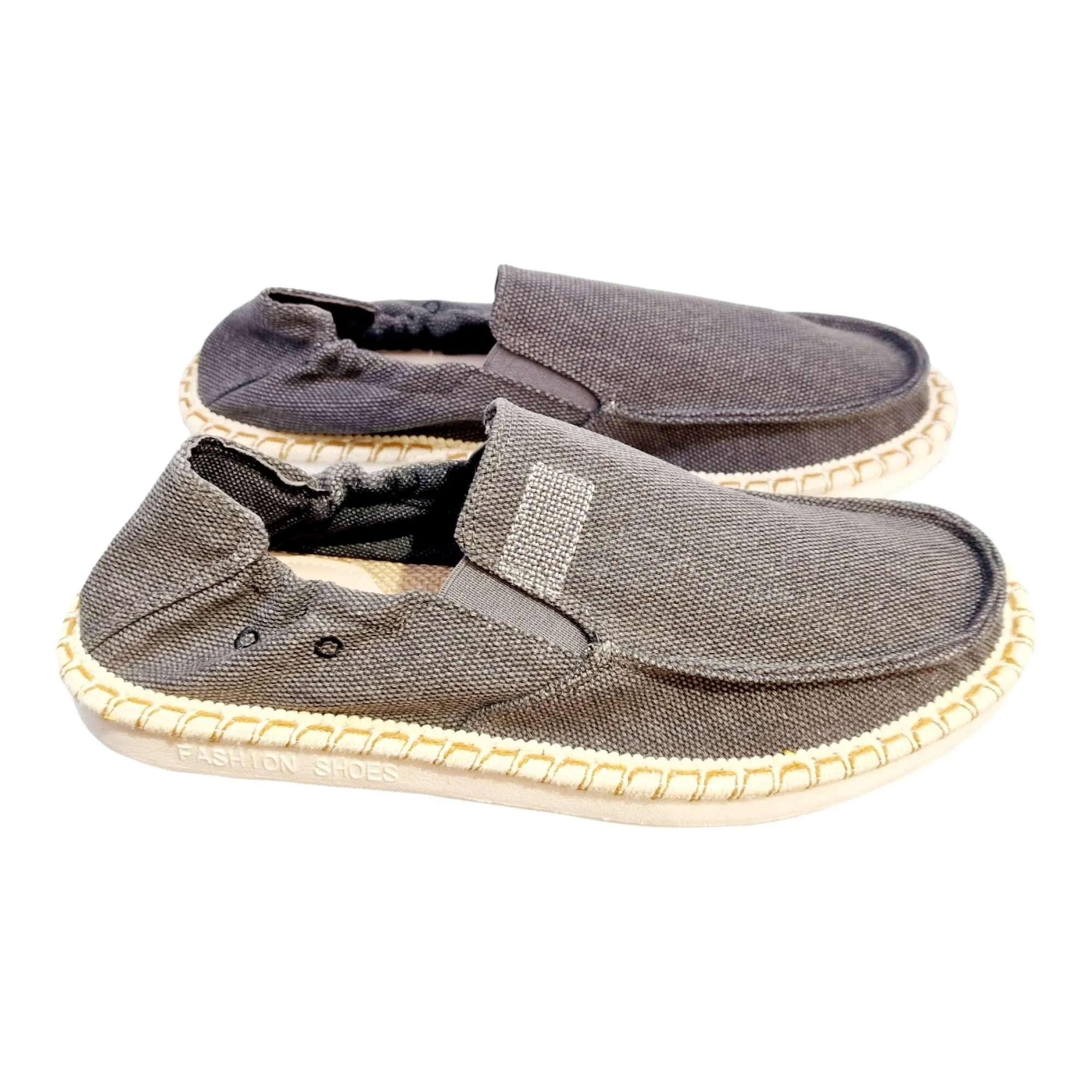 ZAPATOS HOMBRE SLIP ON TEJIDO NEGRO