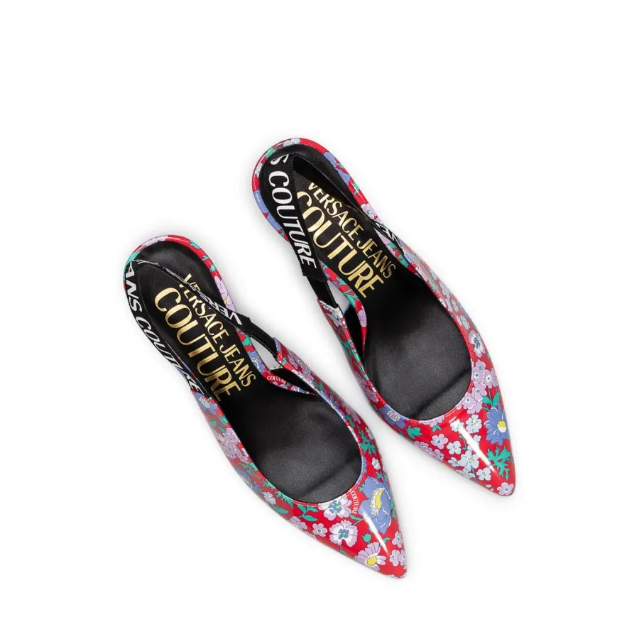 Zapatos Mujeres Sandalias Tacon VERSACE JEANS COUTURE 72VA3S52 71982 K94 Rojo