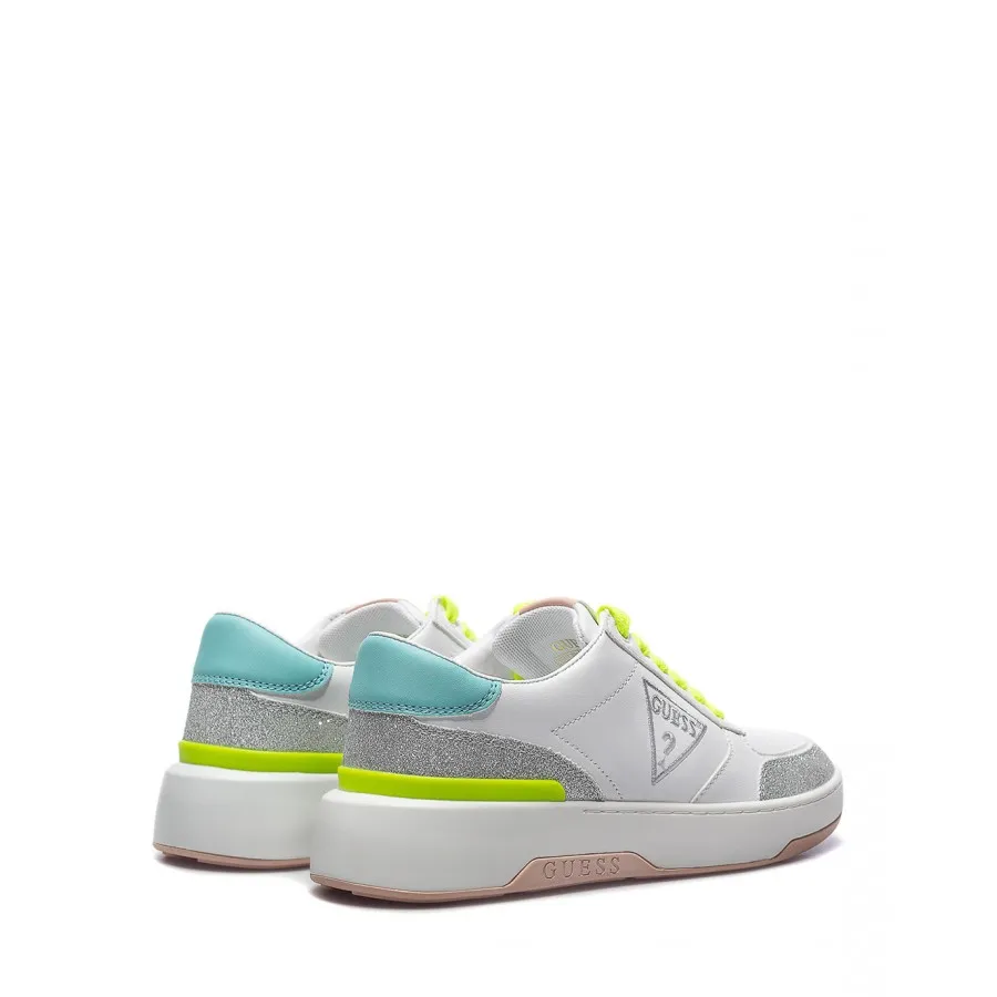 Zapatos Mujeres Sneakers GUESS FL5MLSFAM12 Whi Si Blanche