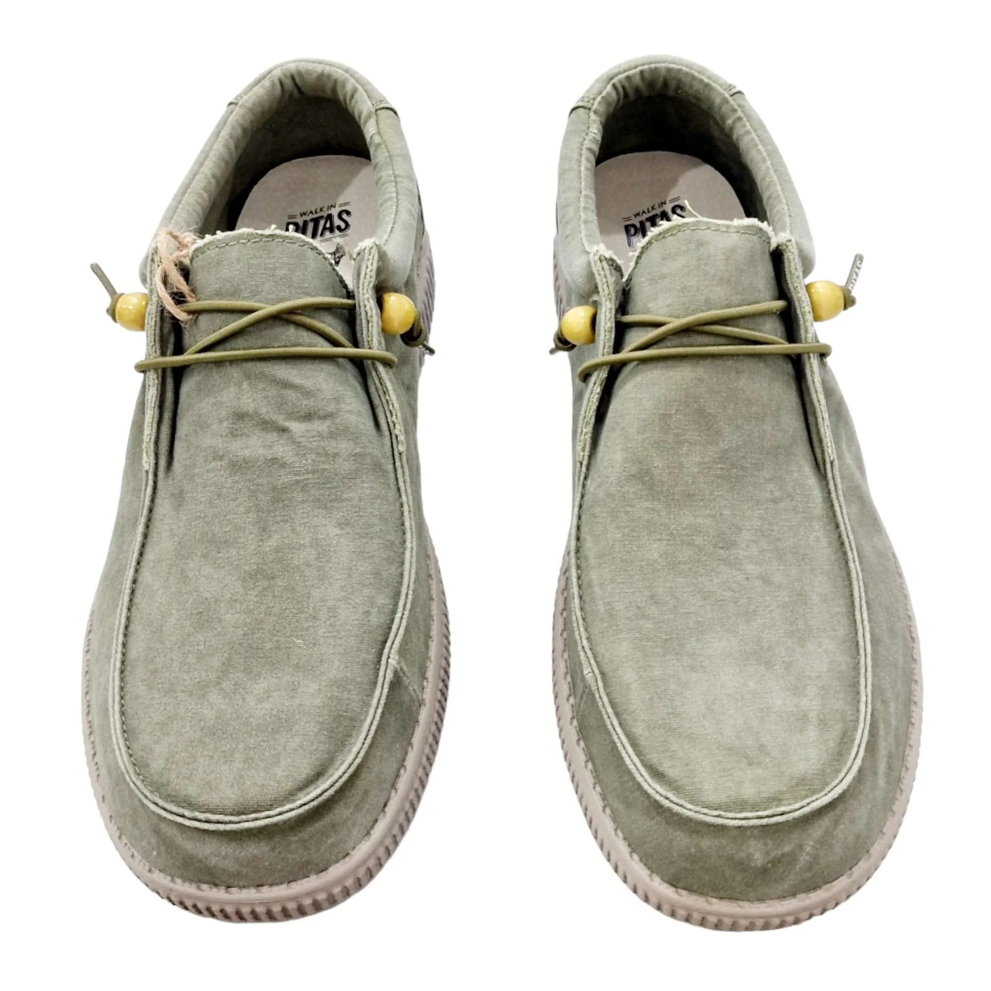 ZAPATOS NAÚTICO WALLABI KAKI HOMBRE WALKINPITAS KAKI