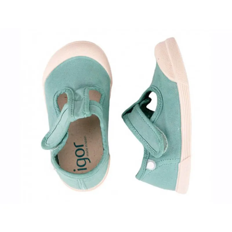 Zapatos pepitos respetuosos lona IGOR