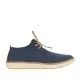 Zapatos sport Sweden Klë de lona azules con cordones