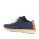 Zapatos sport Sweden Klë de lona azules con cordones