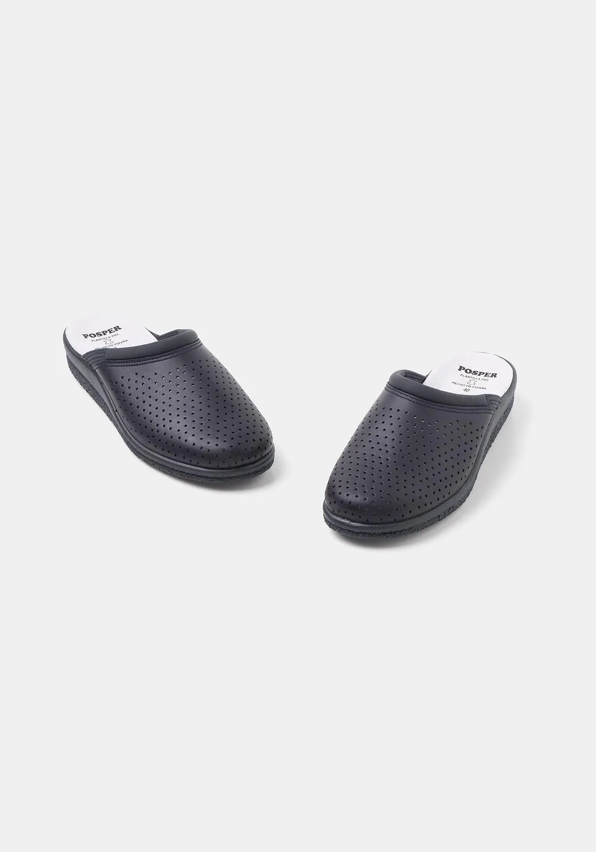 Zuecos de piel para Mujer